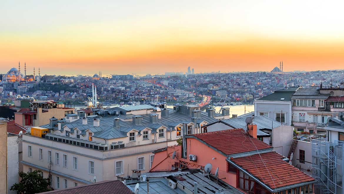 Beyoğlu manzaralı restaurant